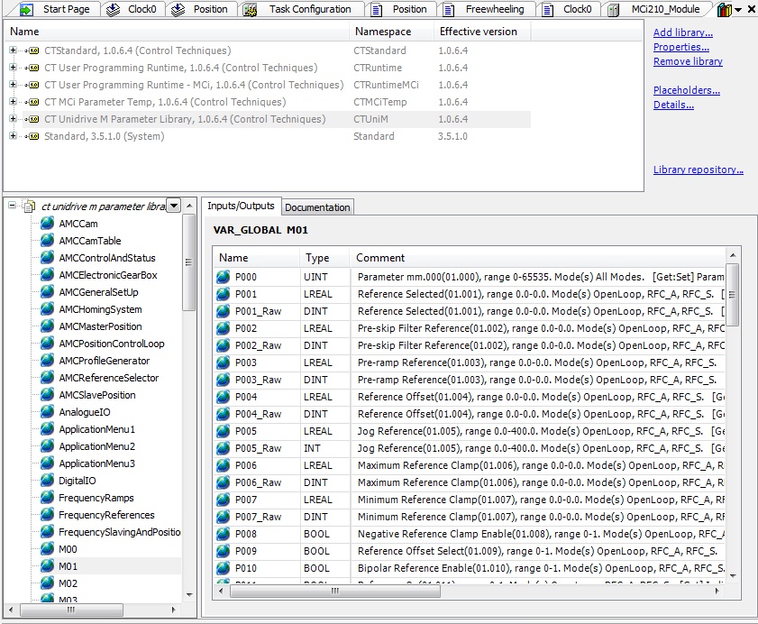 CTUniMParameterLibrary